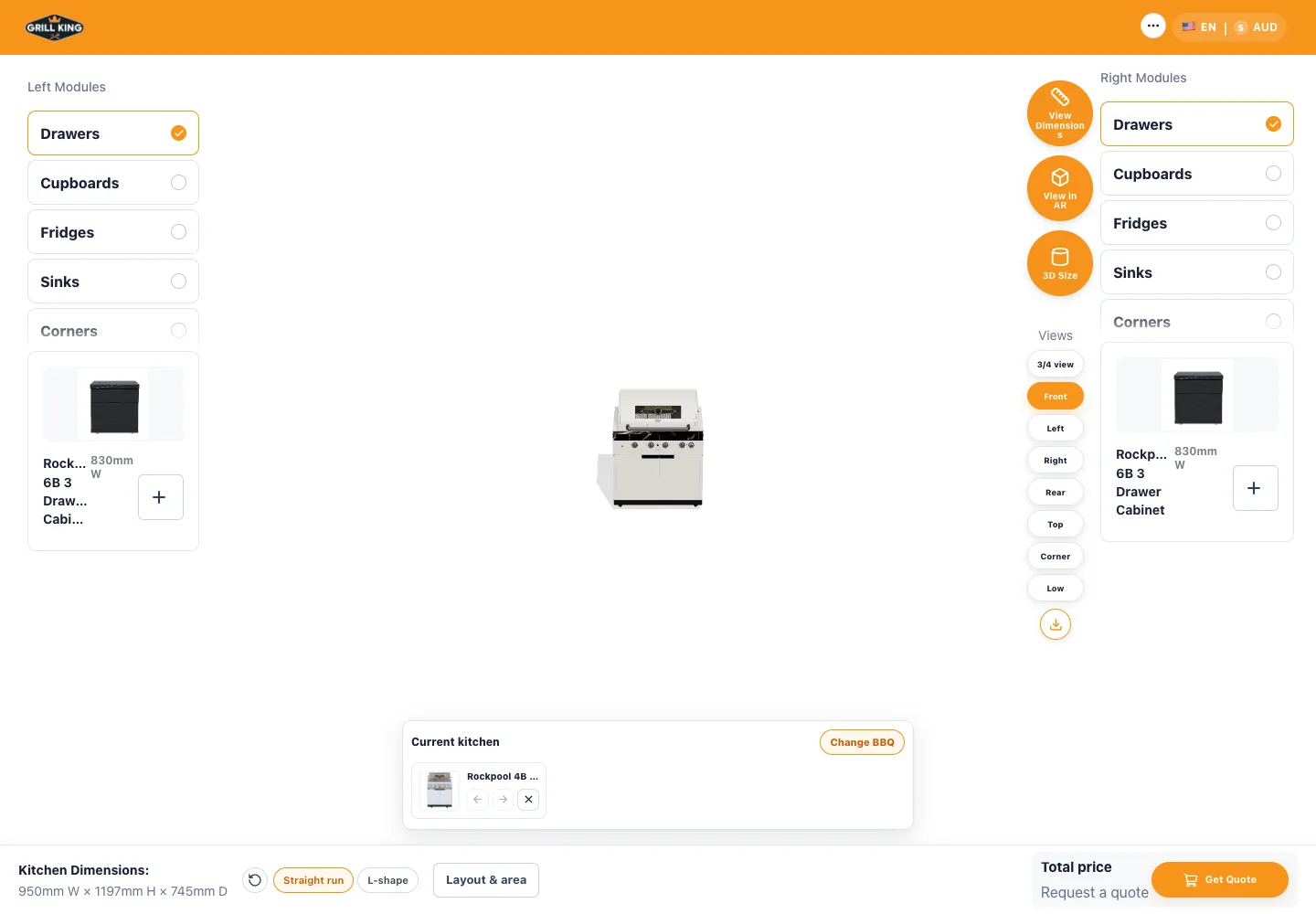 Grill King Configurator — captured from the public project